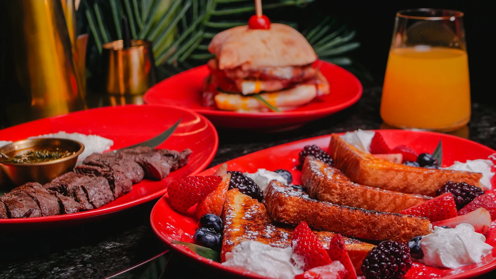 A selection of dishes at Euphoria.